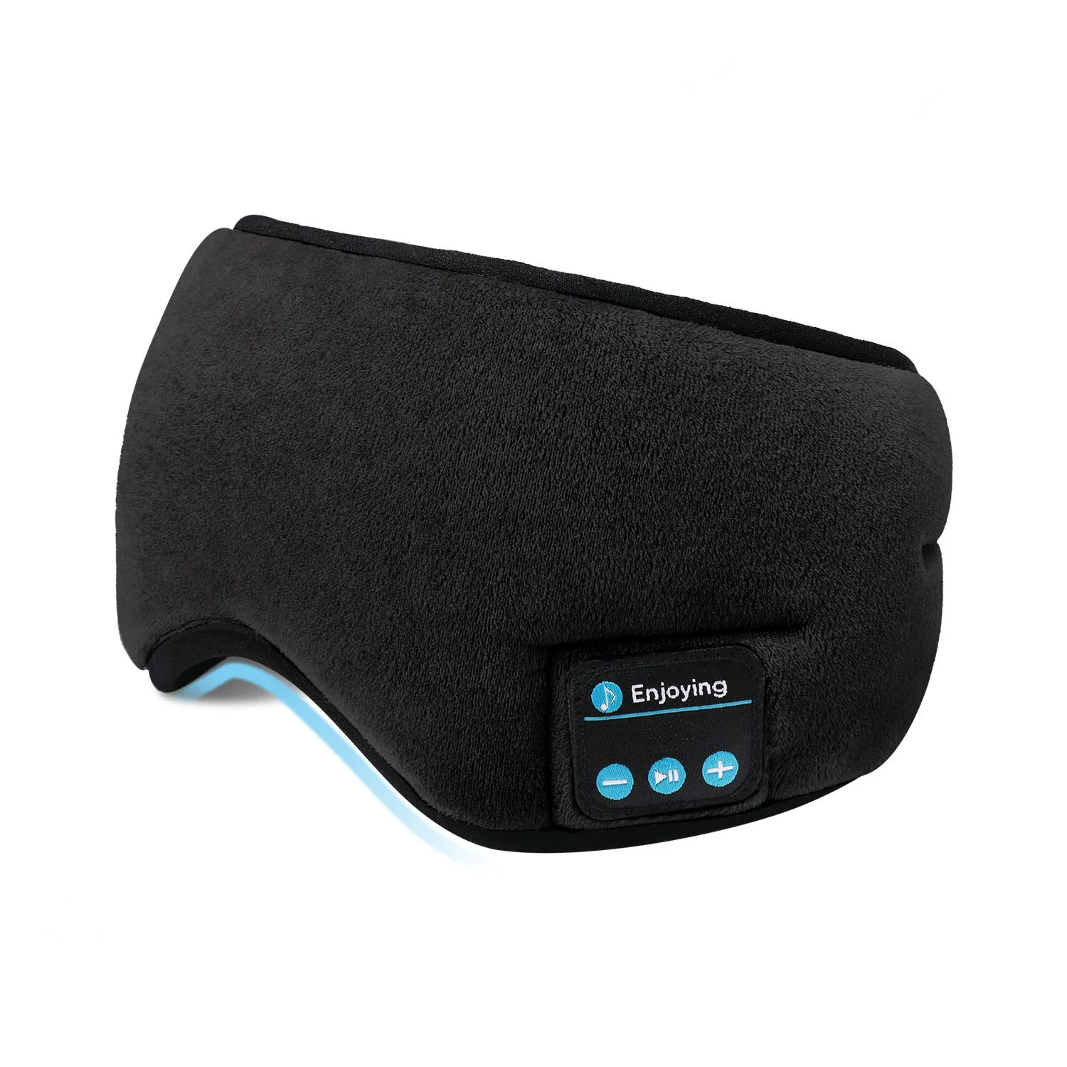 Wireless Sleep Mask with Built-in Speakers, Adjustable & Washable Music Headset for Travel