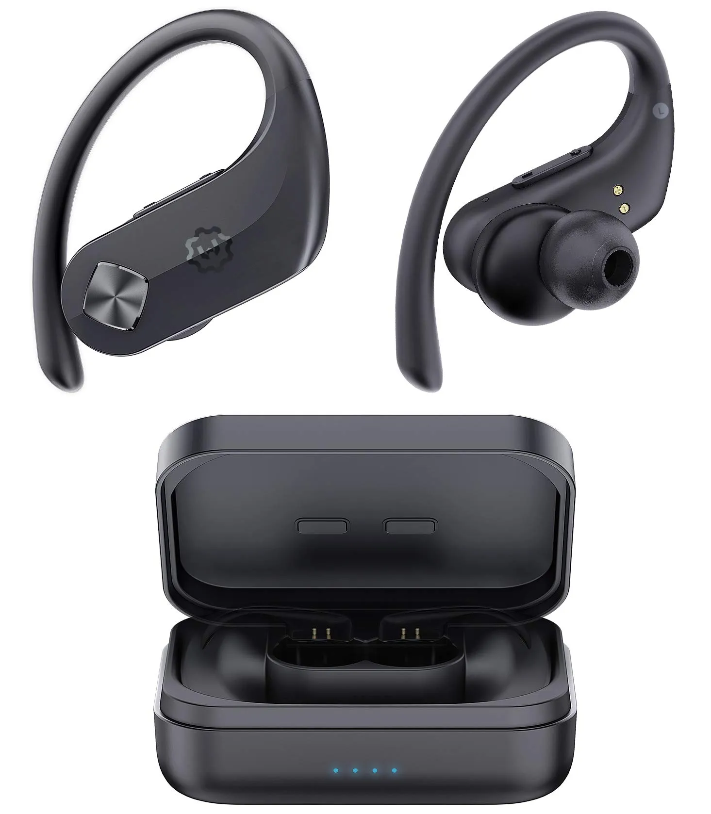 WixGear Wireless Bluetooth 5.0 Earbuds - 130H Playtime, IPX7 Waterproof, Mic & Volume Control